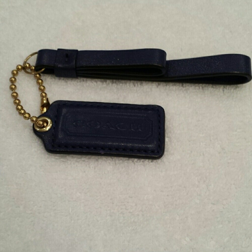 COACH Bag charms FOB Dark Purple